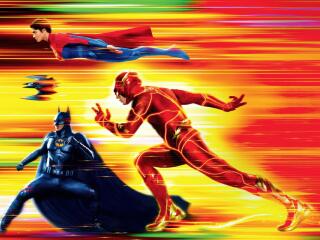 DC Characters in The Flash Movie wallpaper