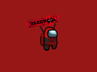 Deadpool Among Us Minimal Wallpaper
