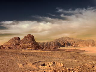 desert, mountains, sand wallpaper