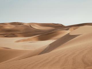 desert, sand, emptiness Wallpaper