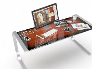 desk, computer, mac wallpaper