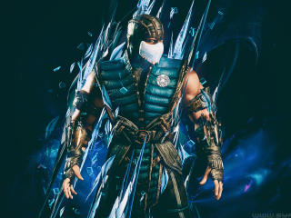 Digital Art of Sub Zero x Mortal Kombat wallpaper