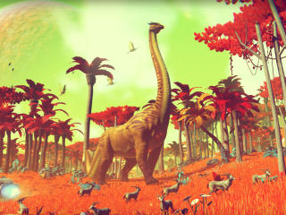 Dinosaur In No Mans Sky Game Wallpaper