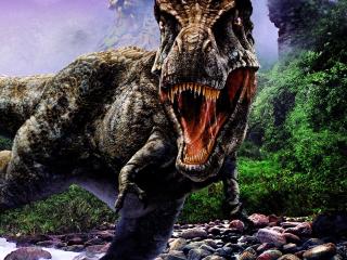 dinosaur, jaws, aggression wallpaper