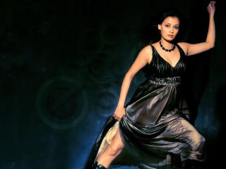 Diya Mirza Black Dress HD Wallpaper wallpaper