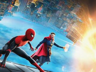 Doctor Strange and Spider-Man No Way Home wallpaper