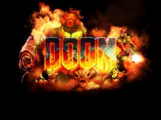 doom, game, logo wallpaper