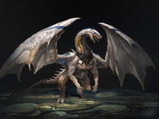 dragon, creature, wings wallpaper