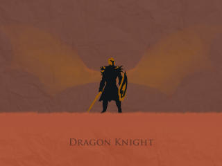 dragon knight, dota 2, art Wallpaper