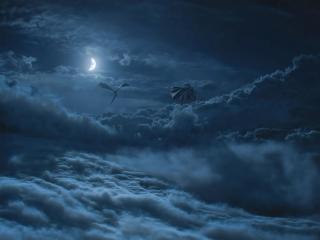 Dragons Above Cloud Game Of Throne Season 8 Wallpaper