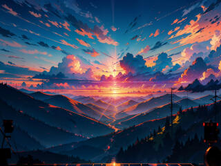 Dream Landscape HD AI Art wallpaper