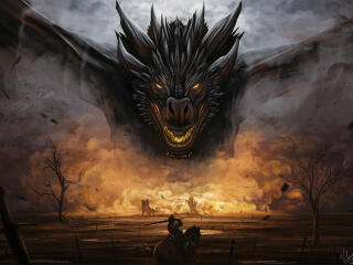 Drogon Cool Game of Thrones wallpaper
