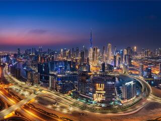 Dubai HD Cityscape 2023 wallpaper
