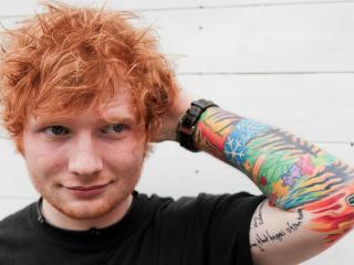 ed sheeran, celebrity, tattoo wallpaper