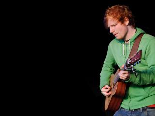 ed sheeran, guitar, red Wallpaper