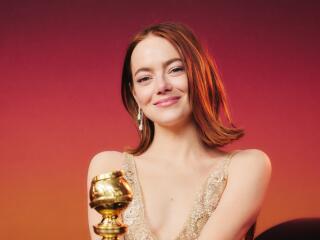 Emma Stone Golden Globes 2023 wallpaper