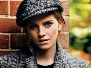 Emma Watson In Cap  wallpaper