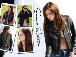 Emma Watson Jacket Pic wallpaper