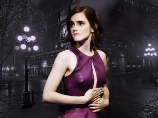 Emma Watson Violate Dress Images wallpaper