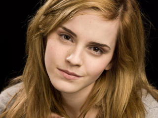 Emma Watson With Brown Hair wallpaper