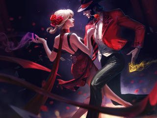 Evelynn And Twisted Fate League Of Legends Wallpaper