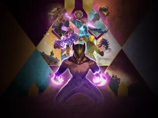 Eyes of Wakanda 4K Wallpaper