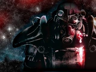 fallout, space, stars wallpaper