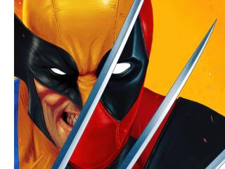 Fan Art Poster of Deadpool & Wolverine wallpaper
