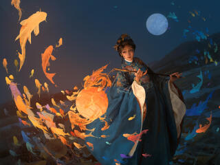 Fantasy Oriental HD wallpaper