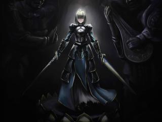 fate stay night, saber, girl wallpaper