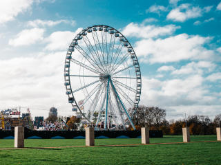 ferris wheel, attraction, park wallpaper