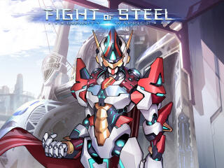 Fight of Steel Infinity Warrior Captain Alpha wallpaper