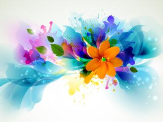 flower, vector, petals wallpaper