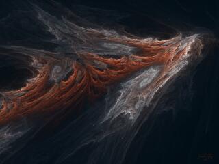 Flowing Abstract Shapes 4k Art wallpaper