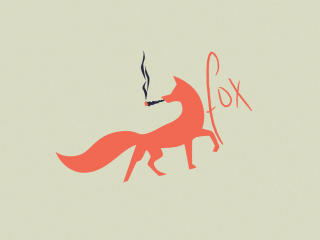 fox, red, pattern Wallpaper