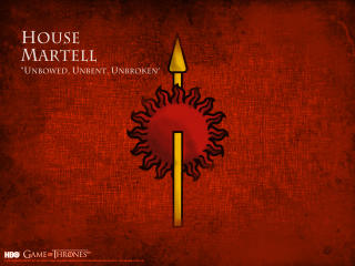 Game Of Thrones House Martell  wallpaper
