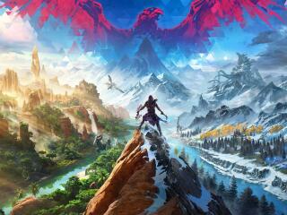 Gaming Poster of Horizon Call of the Mountain 4k wallpaper