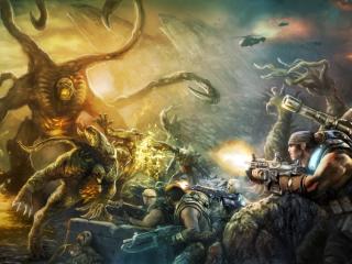 gears of war judgment, art, video game Wallpaper