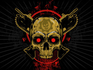 Gears Of War Skull Wallpaper