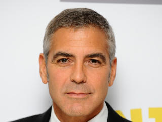george clooney, actor, face wallpaper