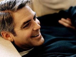 George Clooney On Sofa Images wallpaper