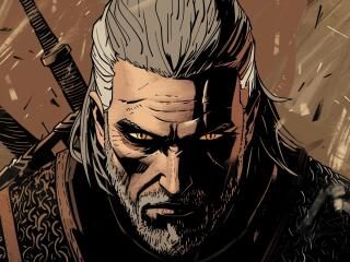 Geralt of Rivia Dark wallpaper