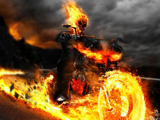 Ghost Rider 4K MCU wallpaper