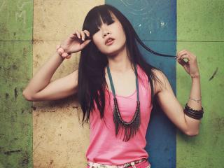 girl, asian, style wallpaper