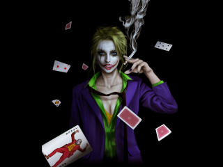Girl Joker Cosplay wallpaper