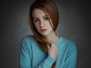 girl, redhead, model Wallpaper