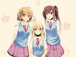 girlfriend, schoolgirl, uniforms wallpaper