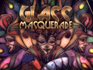Glass Masquerade HD wallpaper