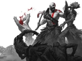 God of War Game Art wallpaper