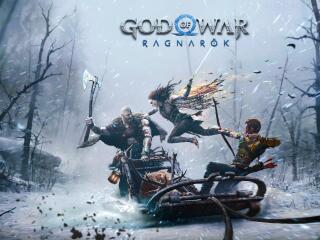 God of War Ragnarök 4k Gaming Poster wallpaper